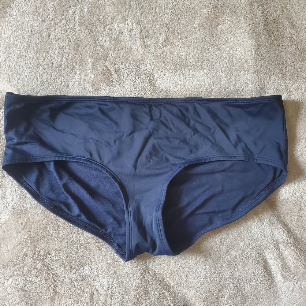 Boden hipster bikini bottoms, dark blue, size 12 (EUC)